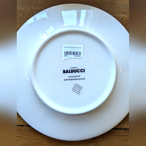 Florence Balducci for Anthropologie Dessert Plate Rose Eye Halloween Fall Last - Picture 3 of 3